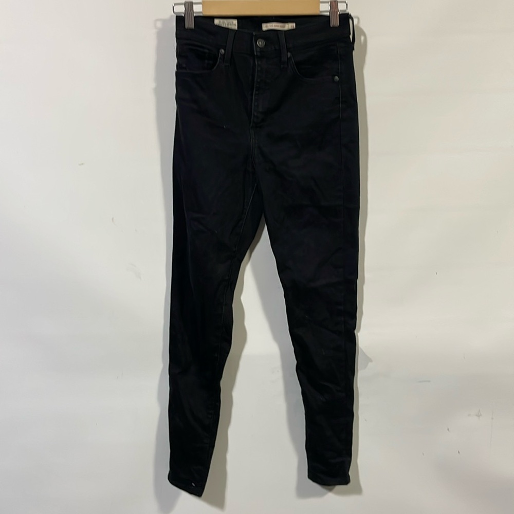 Levi’s premium mile high super skinny Black Skinny Jeans